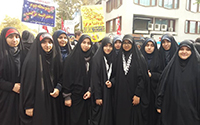 مراسم بزرگداشت روز دانش آموز  و یوم الله 13 آبان  در دبیرستان نرگس دوره دوم