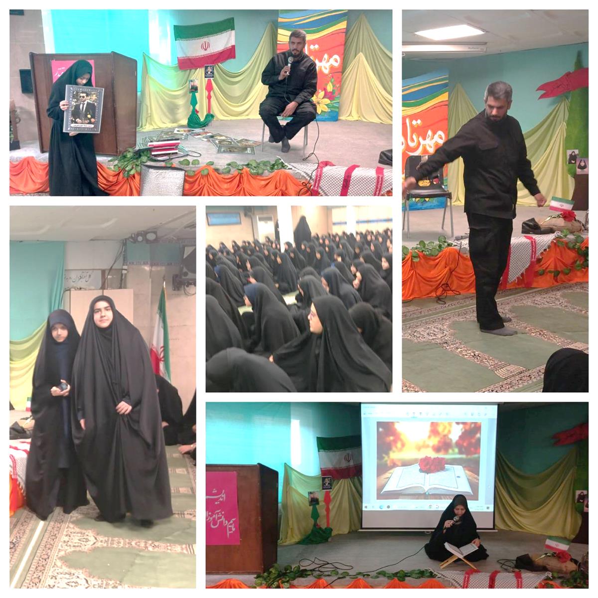 هفته دفاع مقدس در دبیرستان نرگس دوره دوم